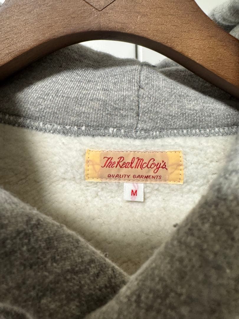 ザ・リアルマッコイズ　スウェットパーカー　グレー