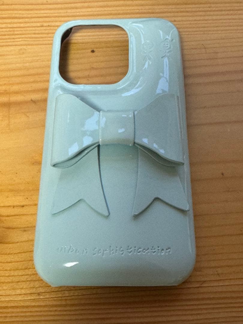 Urban Sophistication 水色 リボン iPhone 15pro - メルカリ