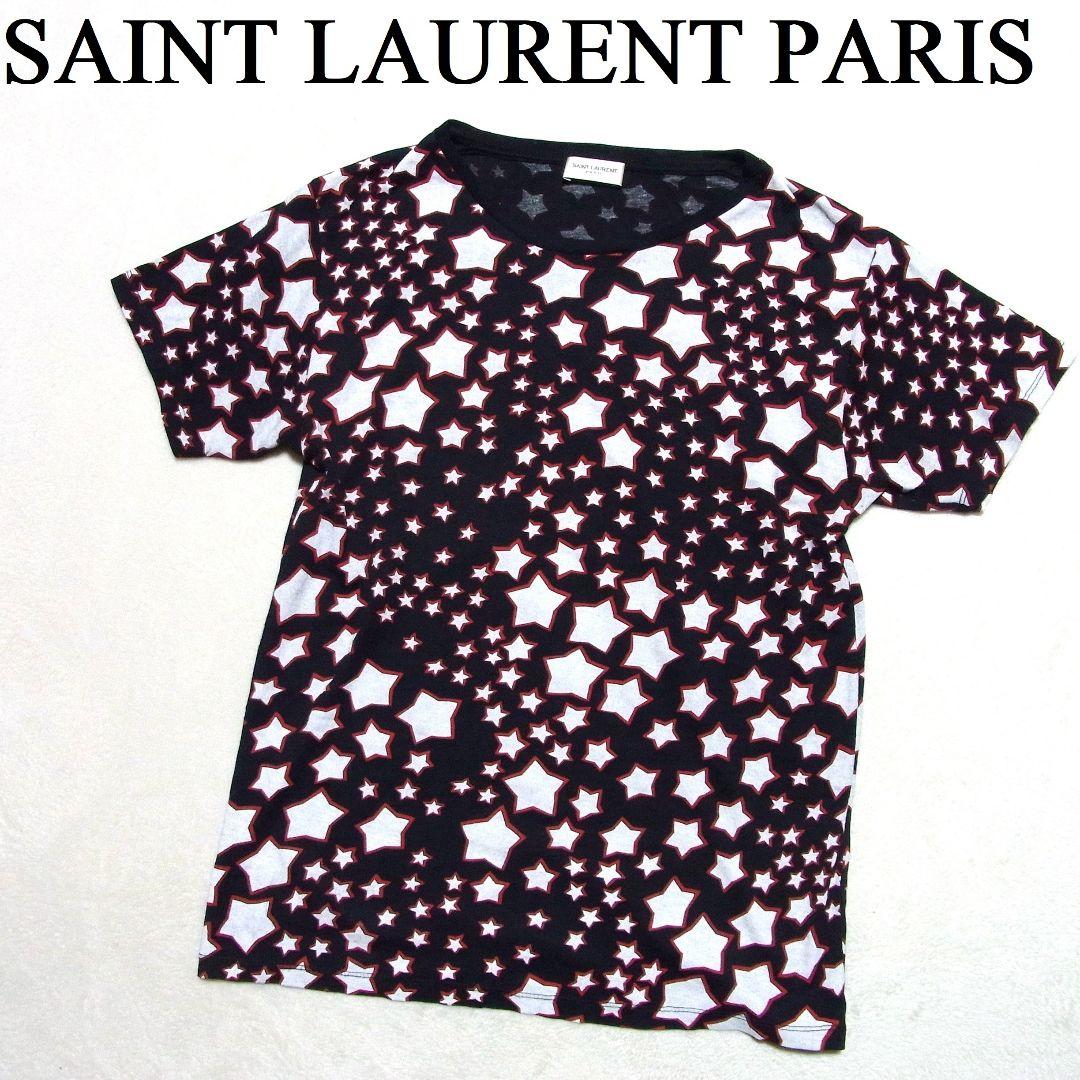 15SS サンローラン パリ スター 星柄 Tシャツ 383160 Y2NO2