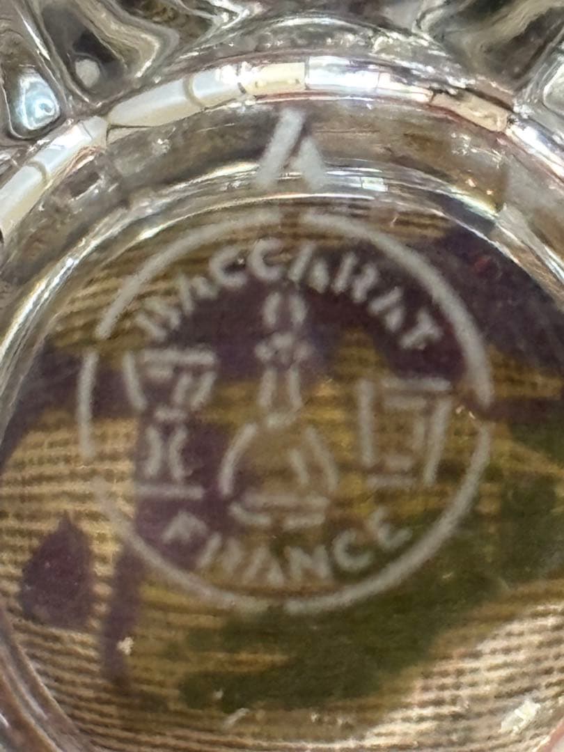 Baccaraクリスタルシュガーポット 六角形 蓋付き容器 - メルカリ