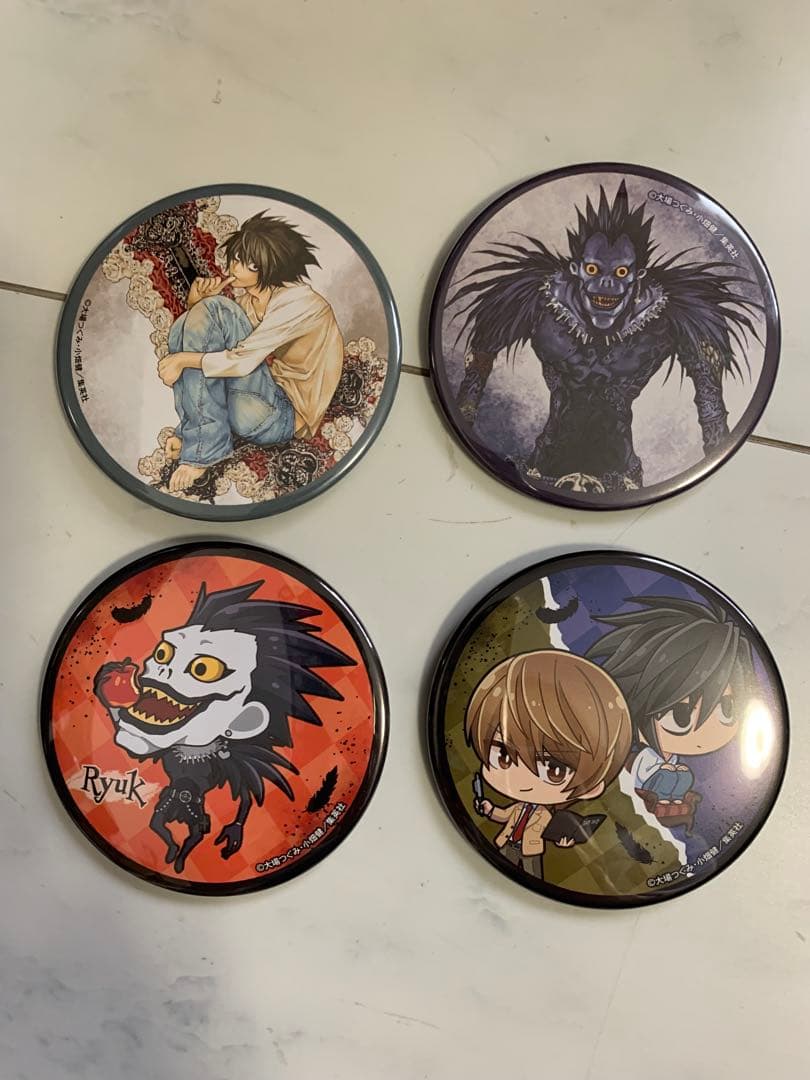 デスノート缶バッジセット - メルカリ