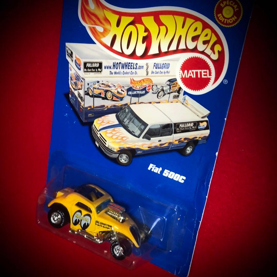 超レア HotWheel Fiat500C 特別版 ムーンアイズ リアルライダー