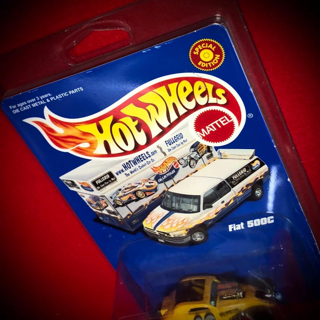 超レア HotWheel Fiat500C 特別版 ムーンアイズ リアルライダー