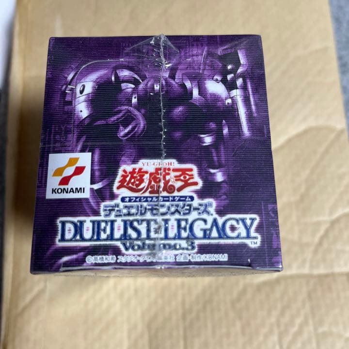 遊戯王 デュエリストレガシーDUELIST LEGACYvol.３未開封boxb