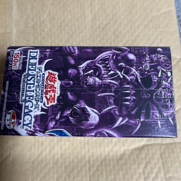 遊戯王 デュエリストレガシーDUELIST LEGACYvol.３未開封boxb
