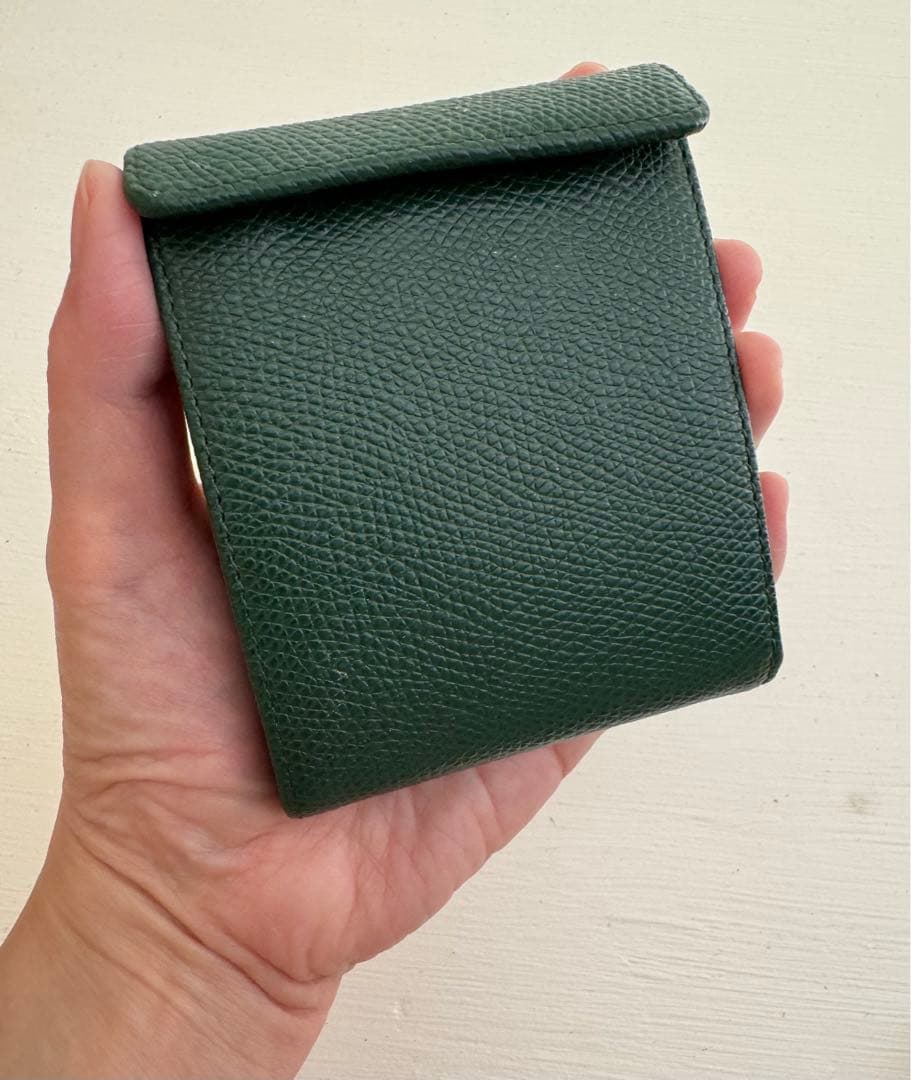 和光トラベル時計 緑