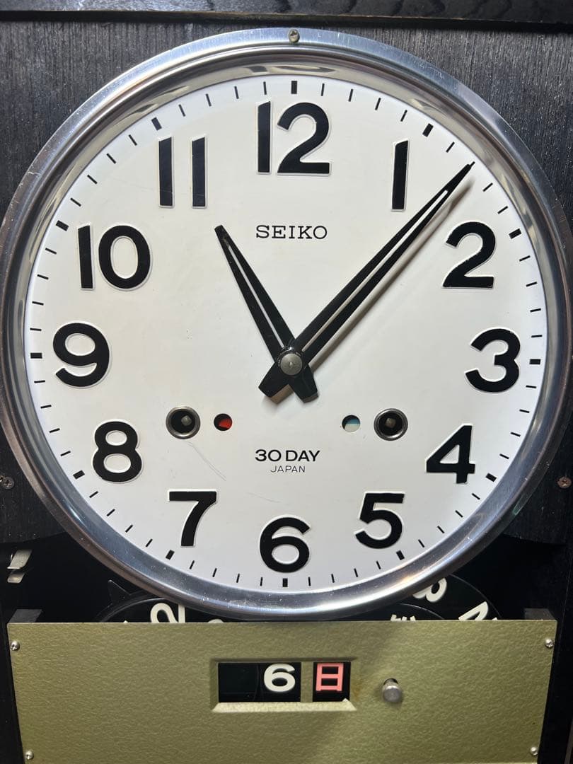 SEIKO精工30DAYゼンマイ掛け時計振り子時計柱時計ボンボン時計古時計稼働品