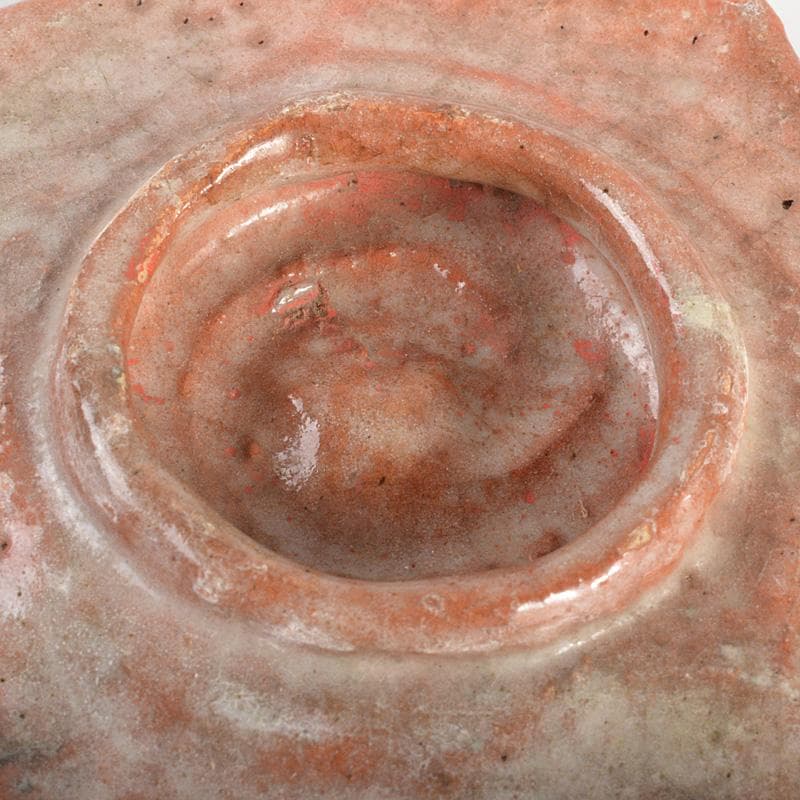 茶道具 赤楽 匁土 鳥文 香合 書付箱 Ⅴ 6281