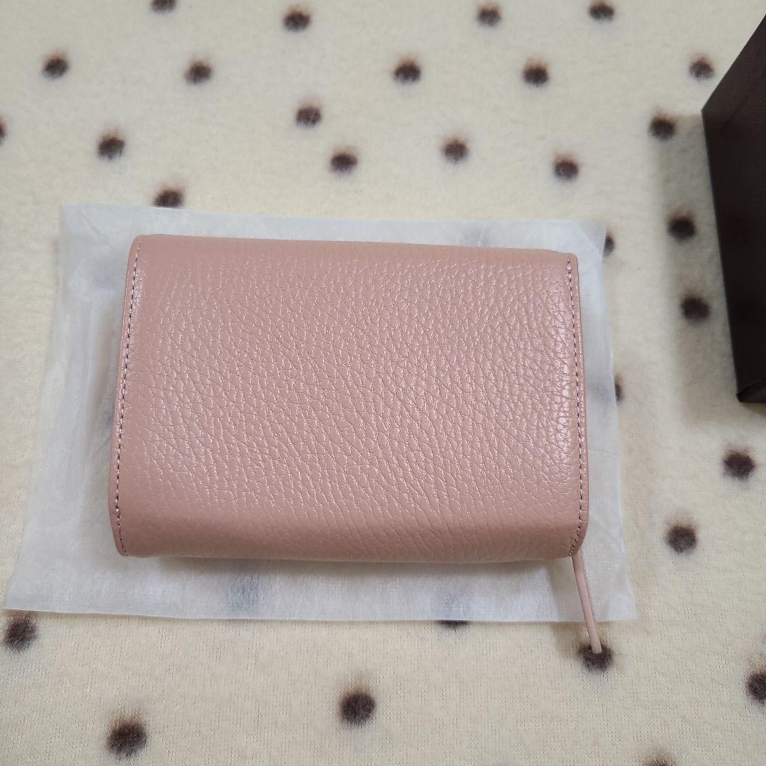 【傳濱野】カードが最大40枚入る二つ折財布Litolo(リトロ)シェルピンク