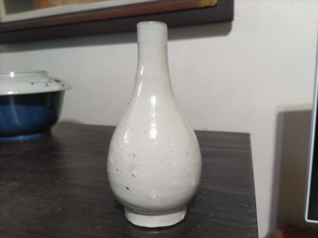 琉球　壺屋　粉引　色絵　徳利