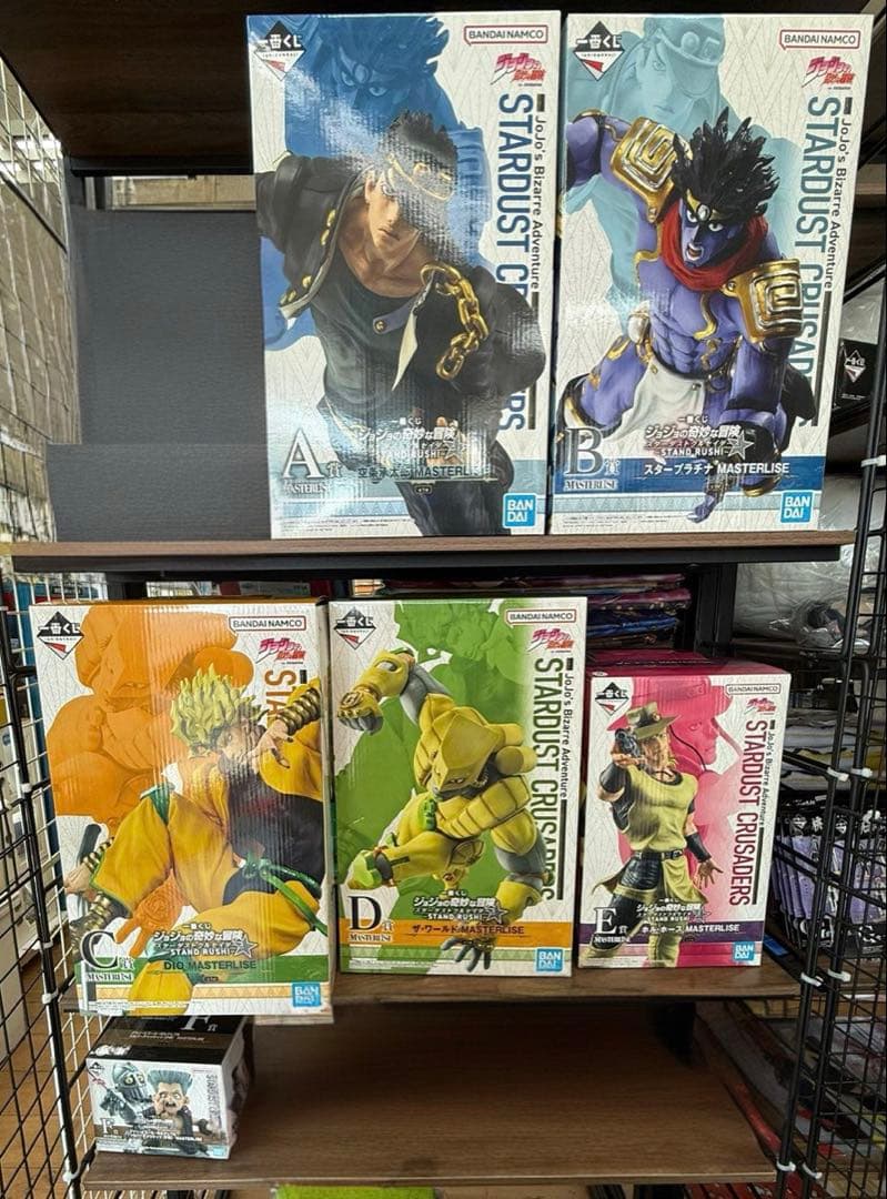 一番くじ ジョジョの奇妙な冒険 スターダストクルセイダースABCDEF賞セット 一番くじ ジョジョの奇妙な冒険 スターダストクルセイダース -STAND