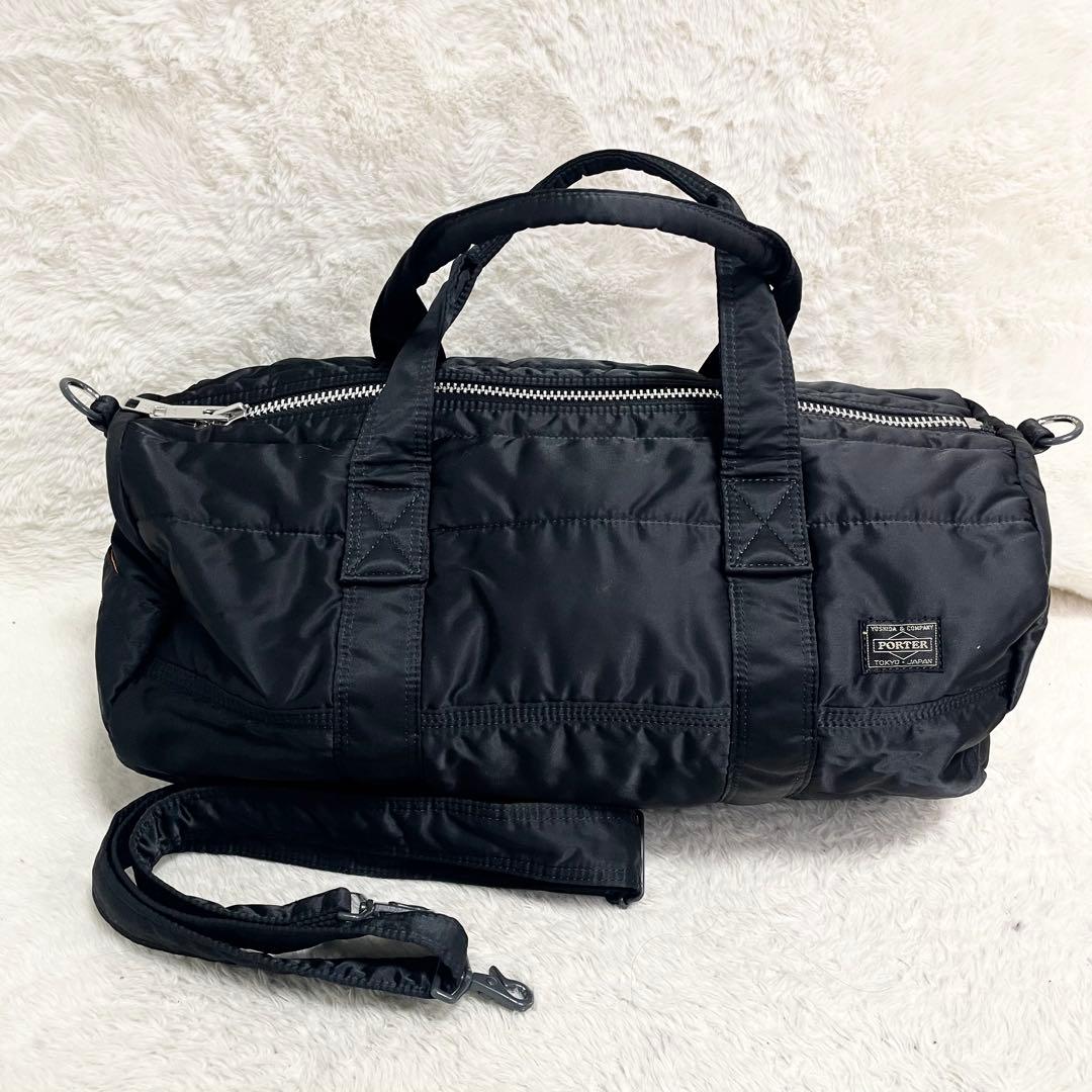 美品✨廃盤 ポータータンカー ボストンバッグM ダッフル 2way グレー