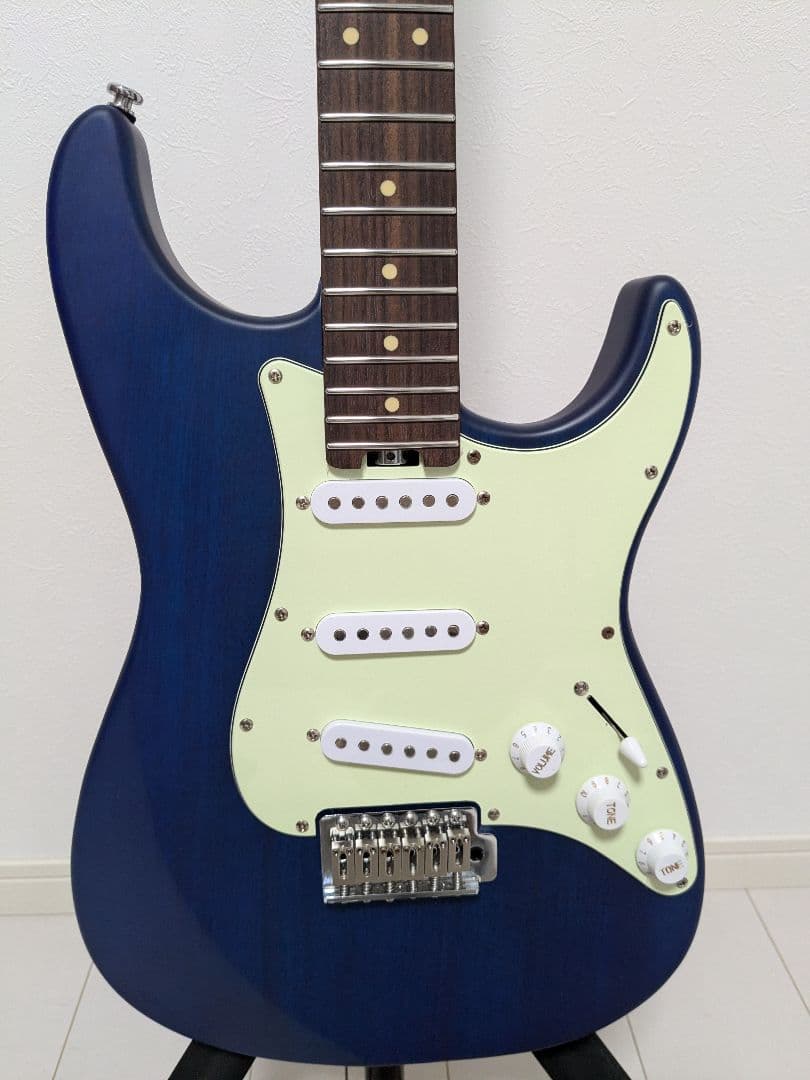 ギター EART Electric Guitar SSS Blue