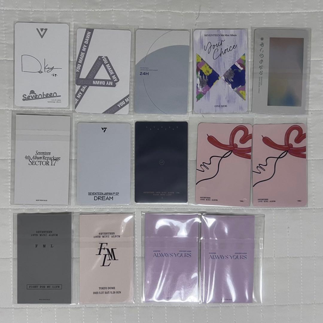 seventeen ドギョム トレカ ポスカ まとめ売り - メルカリ
