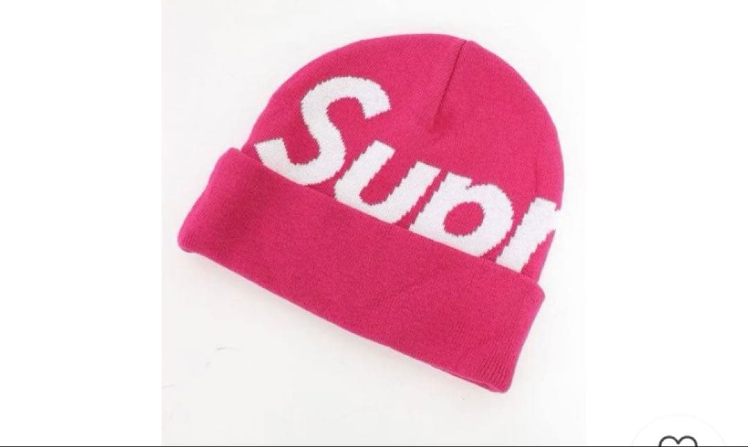 supreme ビーニー ピンク - メルカリ