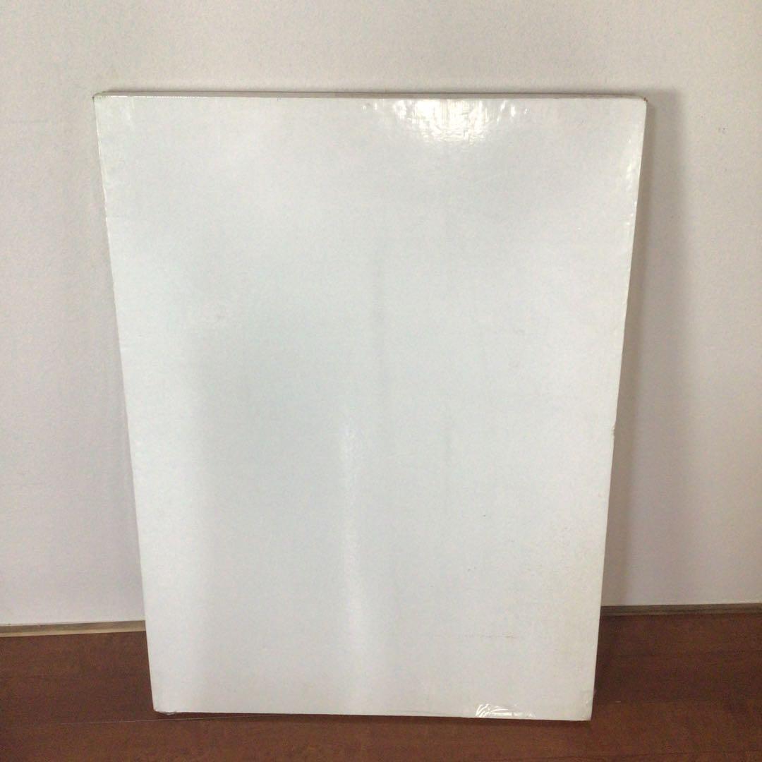 No1878額装　井上公三　シルクスクリーン「白い百合」紙箱付　美術品　送料無料