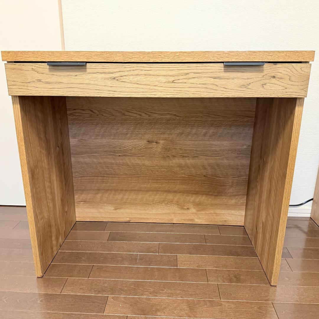 Unico ADDAY デスク W800　引き出し付き