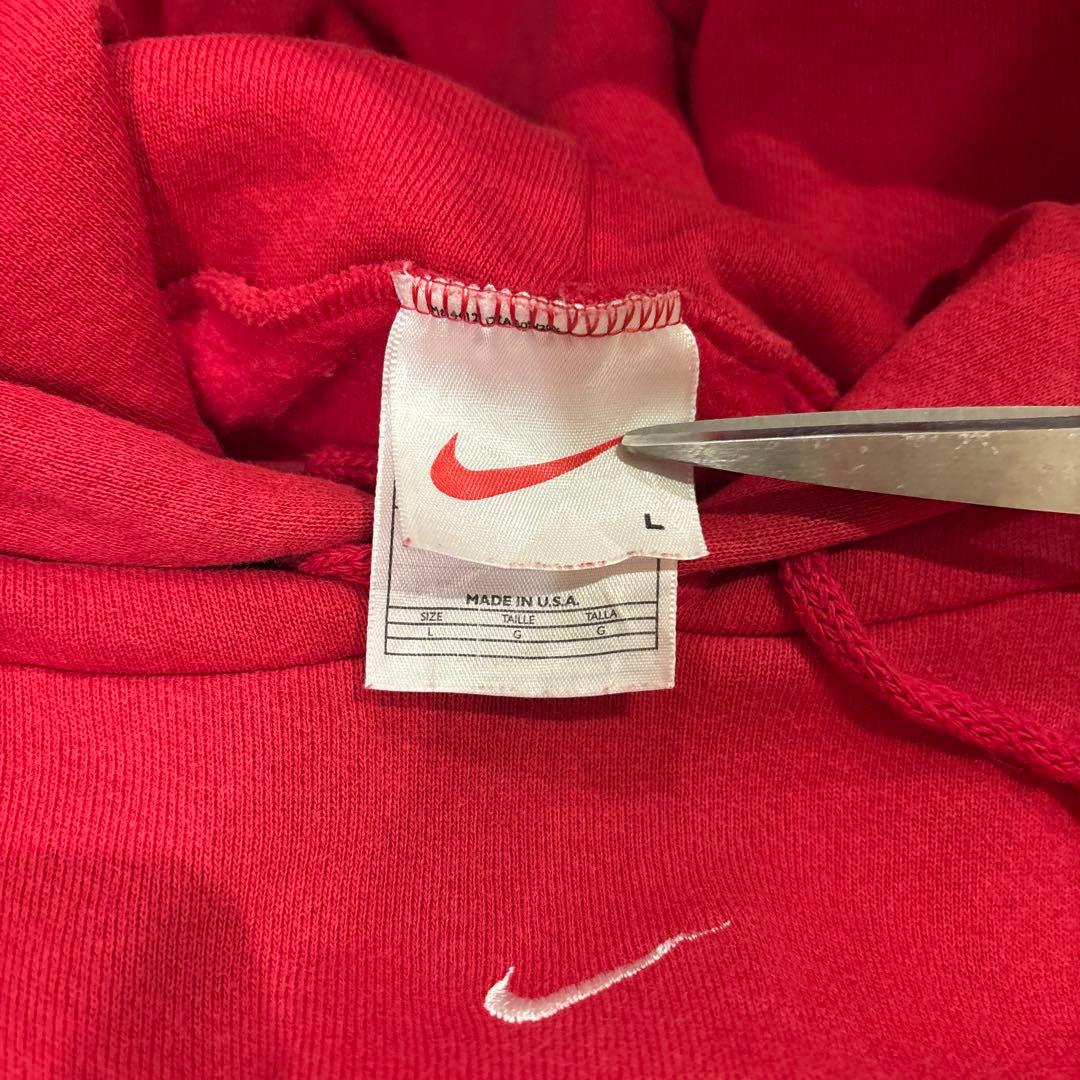 古着 NIKE センタースウォッシュ パーカー USA製