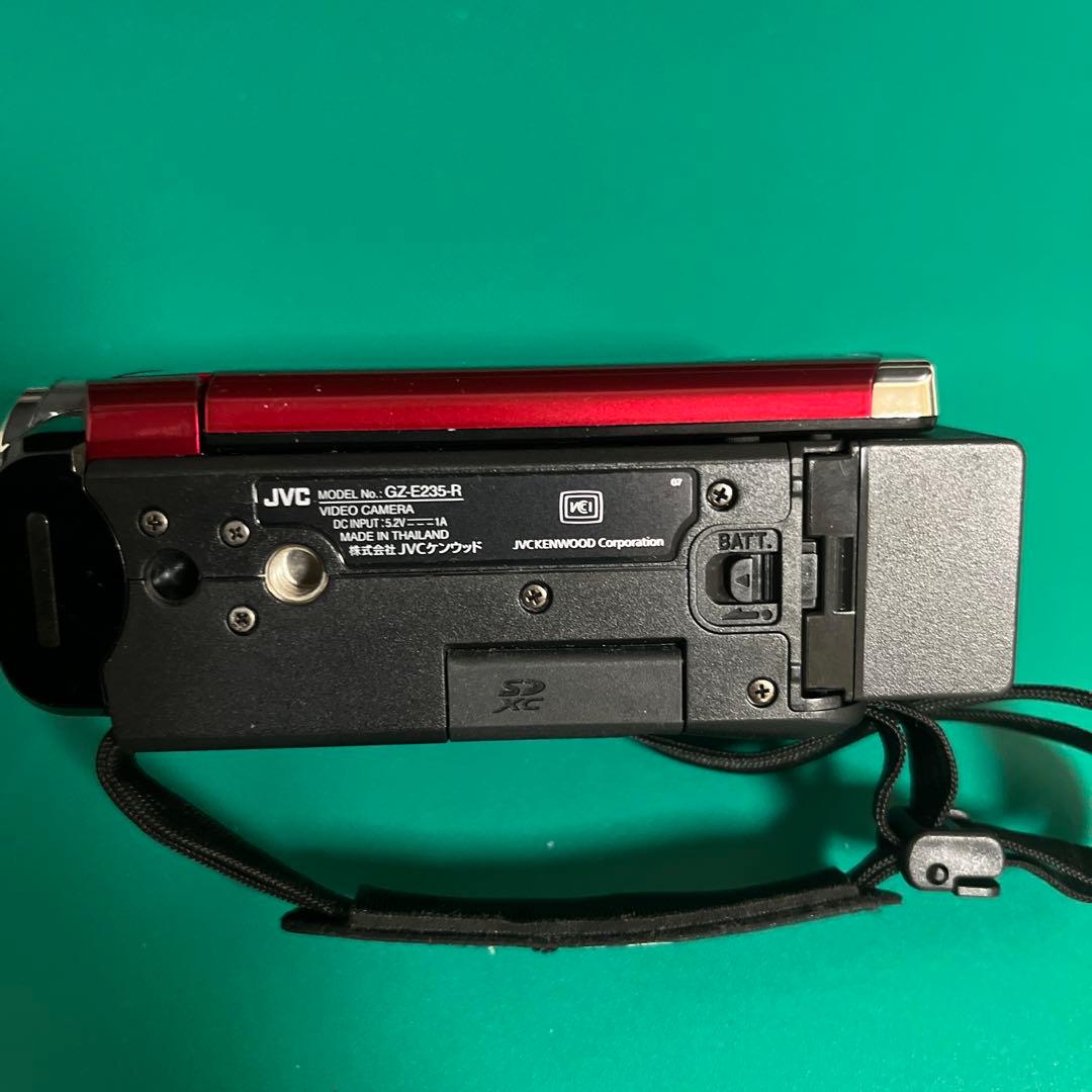 JVC GZ-E235-RフルHDビデオカメラ レッド