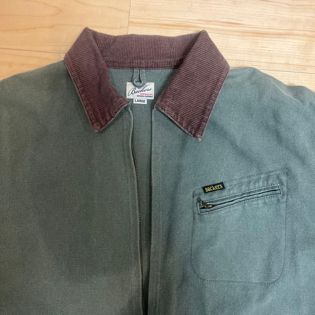Backers グリーン　ジャケット Lサイズ