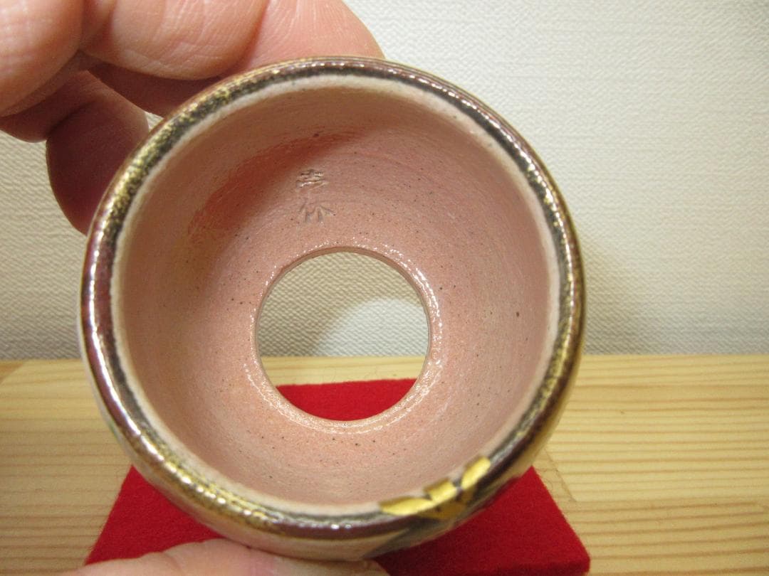 送料込【逢絢亭・新品】茶道具 蓋置 京焼 乾山 内裏雛の図 壱休窯 共箱入り