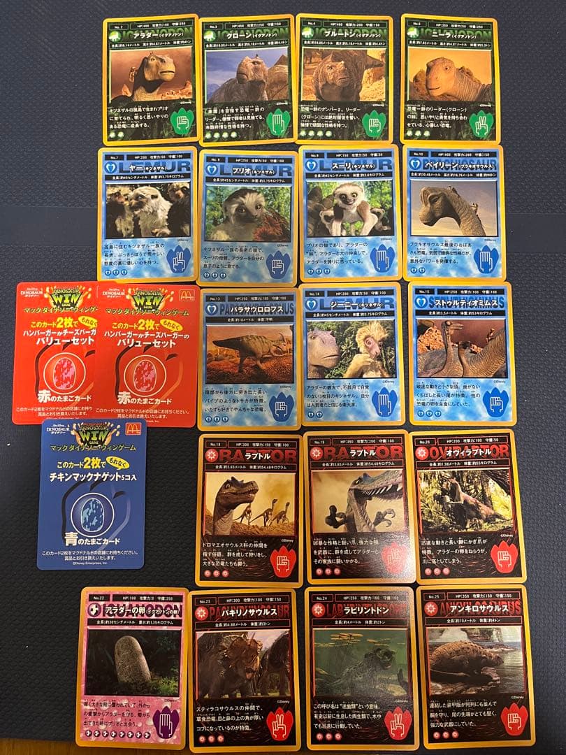 2000年 ダイナソー ターザン ハッピーセット ユージンガシャポンのセット