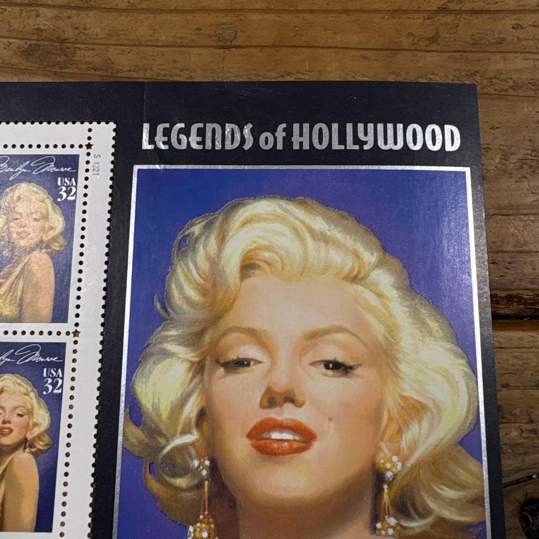 マリリンモンロー アメリカ 記念切手シート - メルカリ
