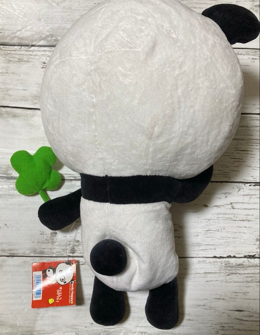 平成レトロ　サンエックス　パンディーハッピー　四葉のクローバー　ビックぬいぐるみ