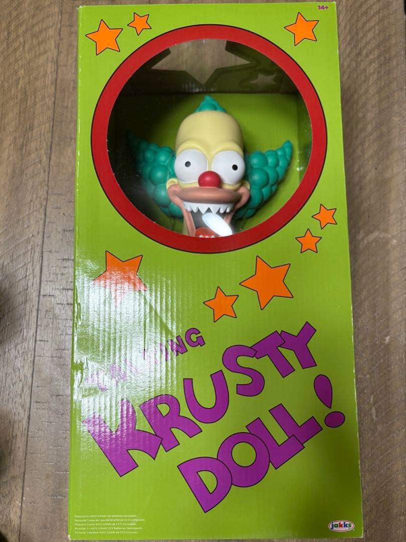 タイムセール！TALKING KRUSTY DOLL 16インチ　新品未開封