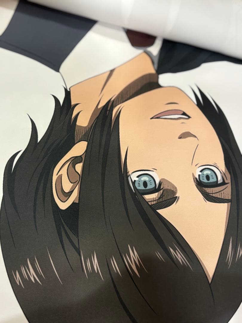 進撃の巨人 エレン ほぼ等身大タペストリー