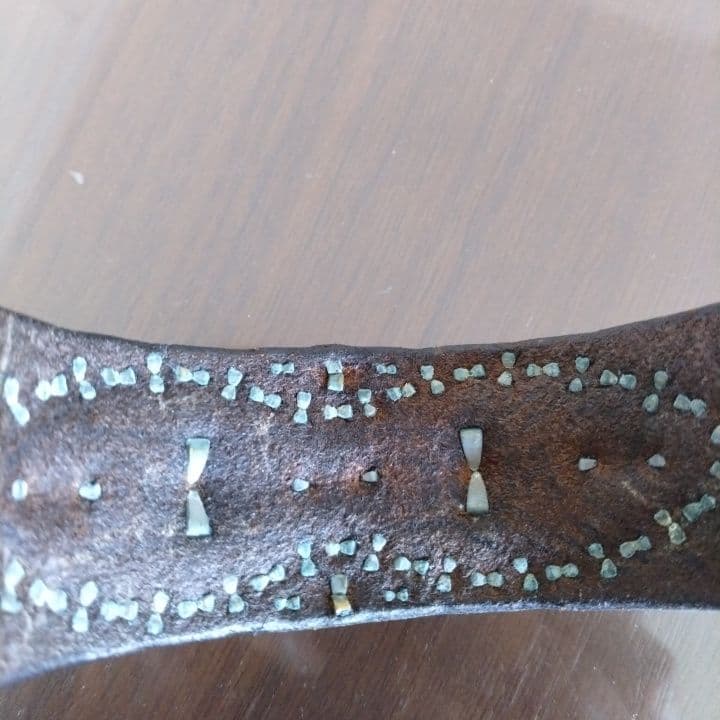 ウルフズ⭐︎約35㎜スタッズレザーブレスレット