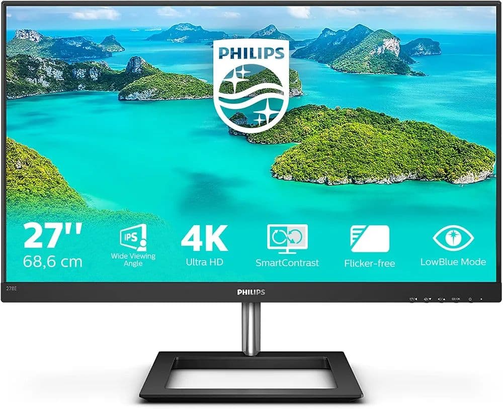 美品　PHILIPS 27インチ 4Kディスプレイ 278E1A/11 Amazon.co.jp: PHILIPS Display 278E1A/11 (27 inch/4K/IPS/5 year