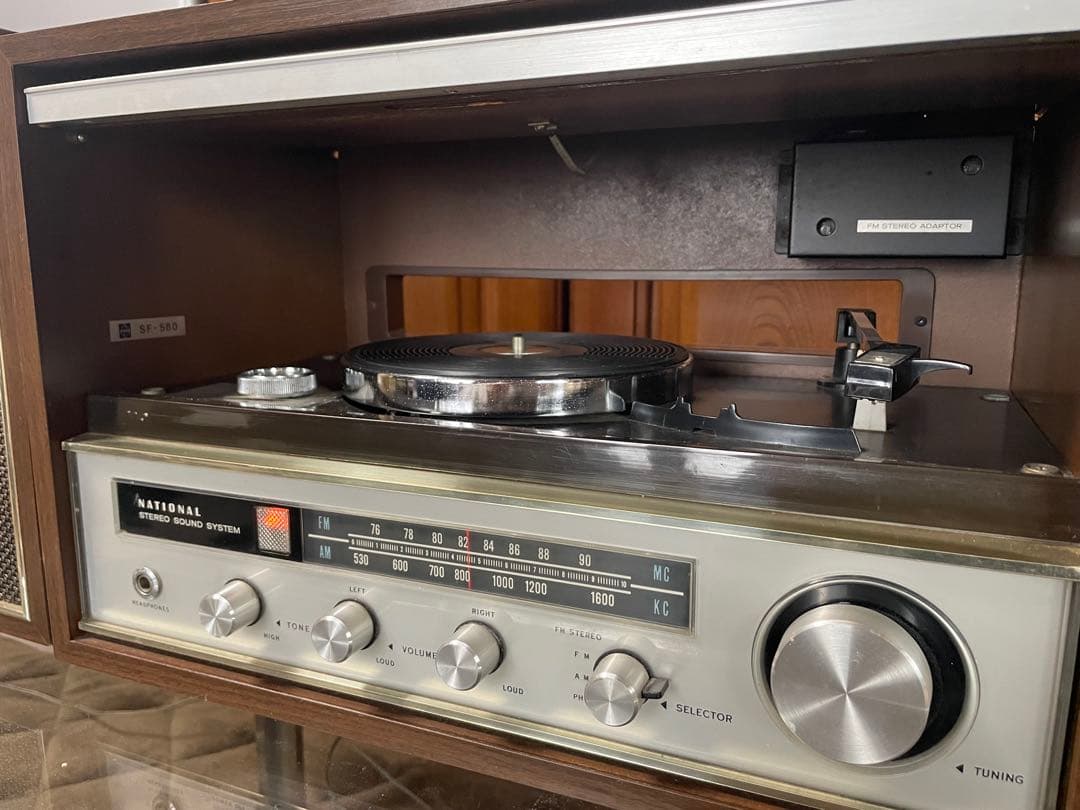 ナショナル ステレオ サウンド システム SF-580 ナショナル ラジオ