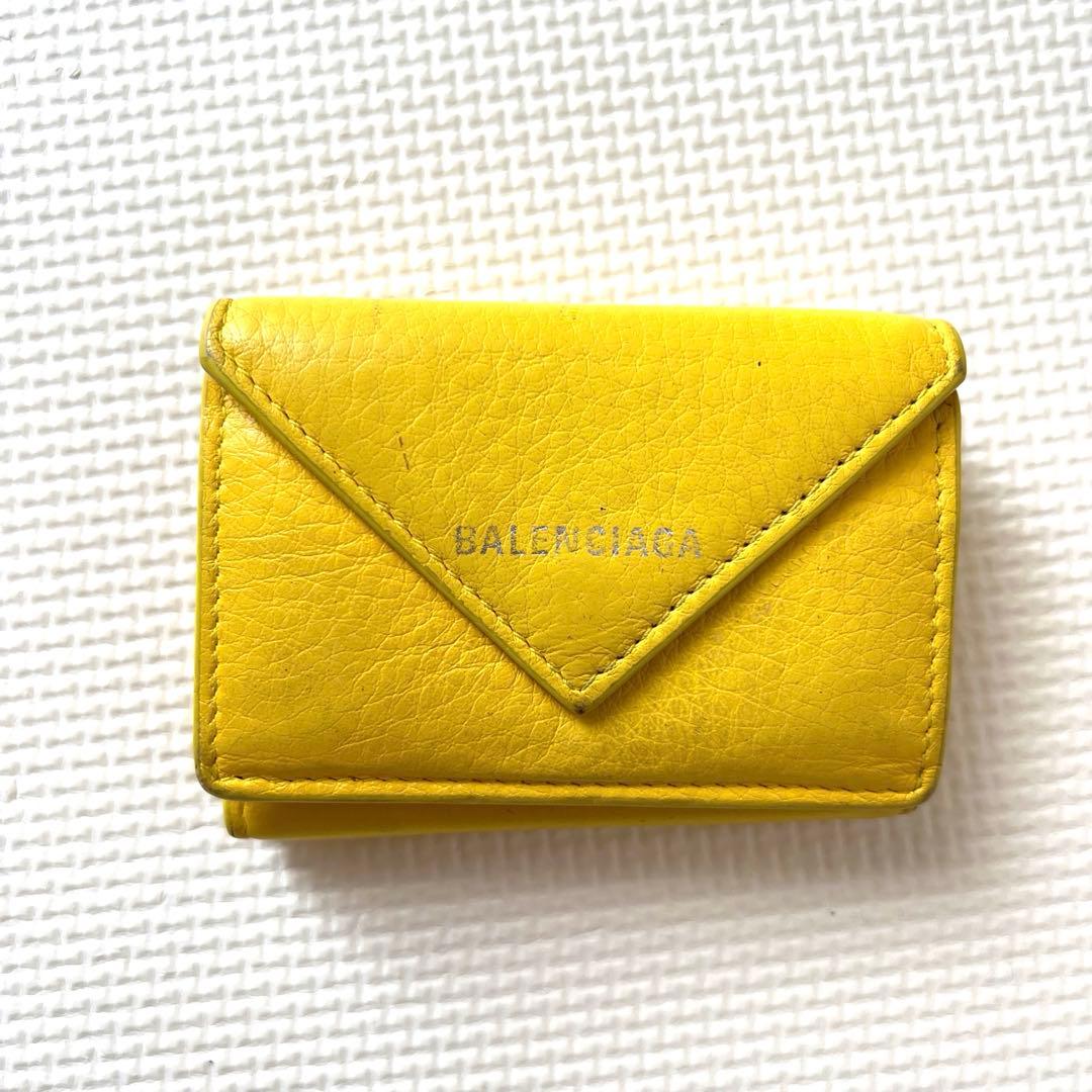 BALENCIAGA バレンシアガ三つ折りコンパクト財布