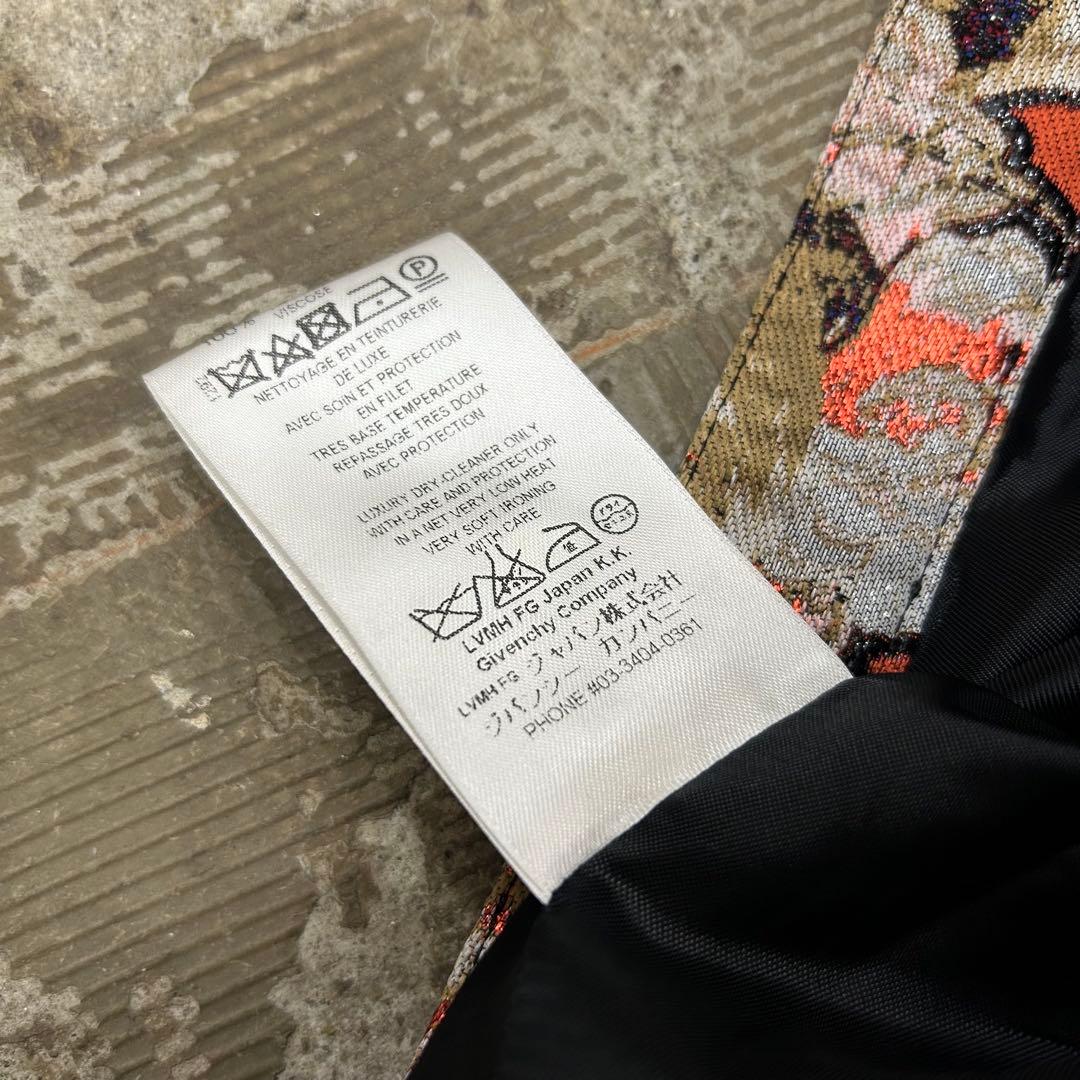 2015aw GIVENCHY フローラル柄 ジャガード タイトスカート