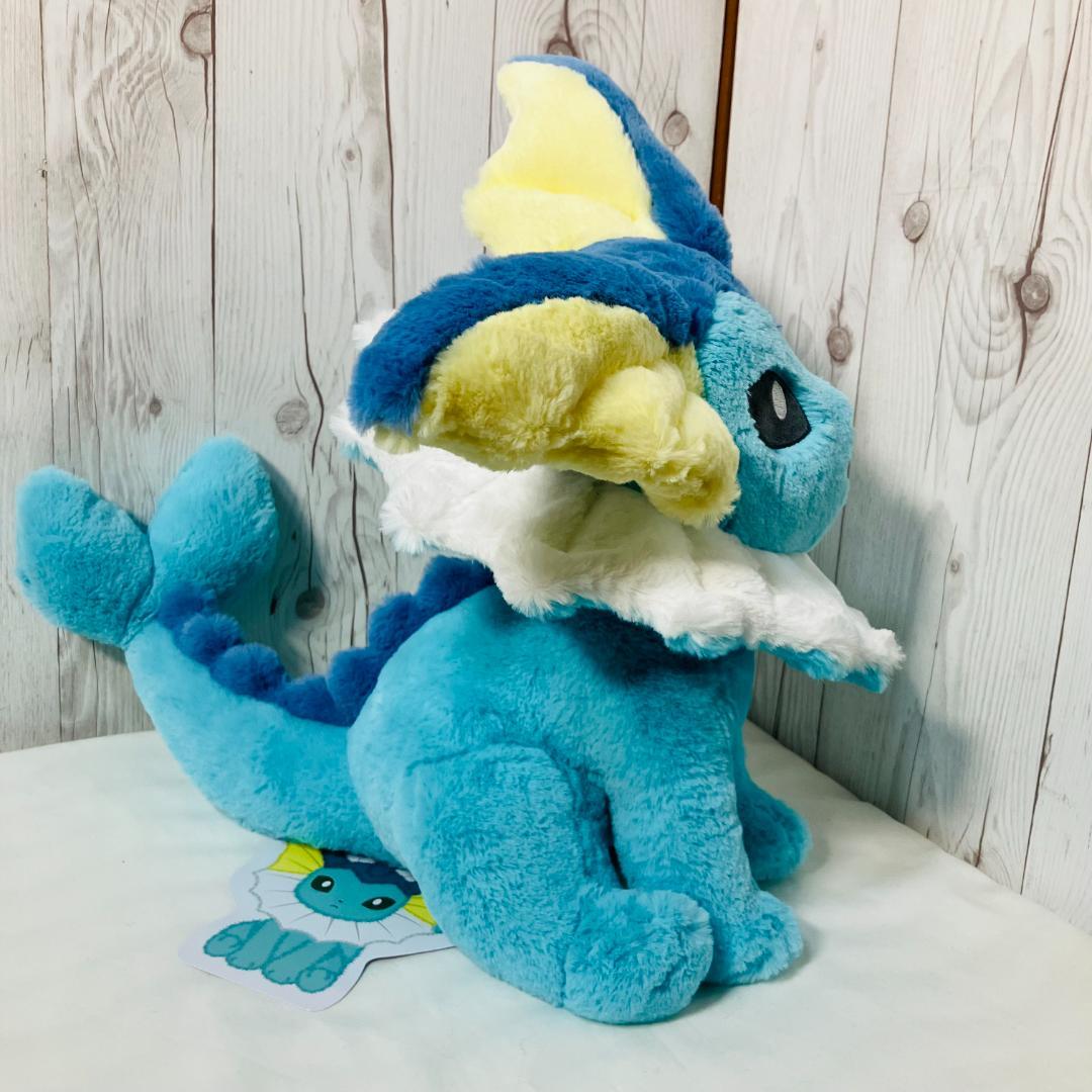 【新品タグ付き】ポケモンセンター ふわふわ抱きぬいぐるみ シャワーズ 美品 希少