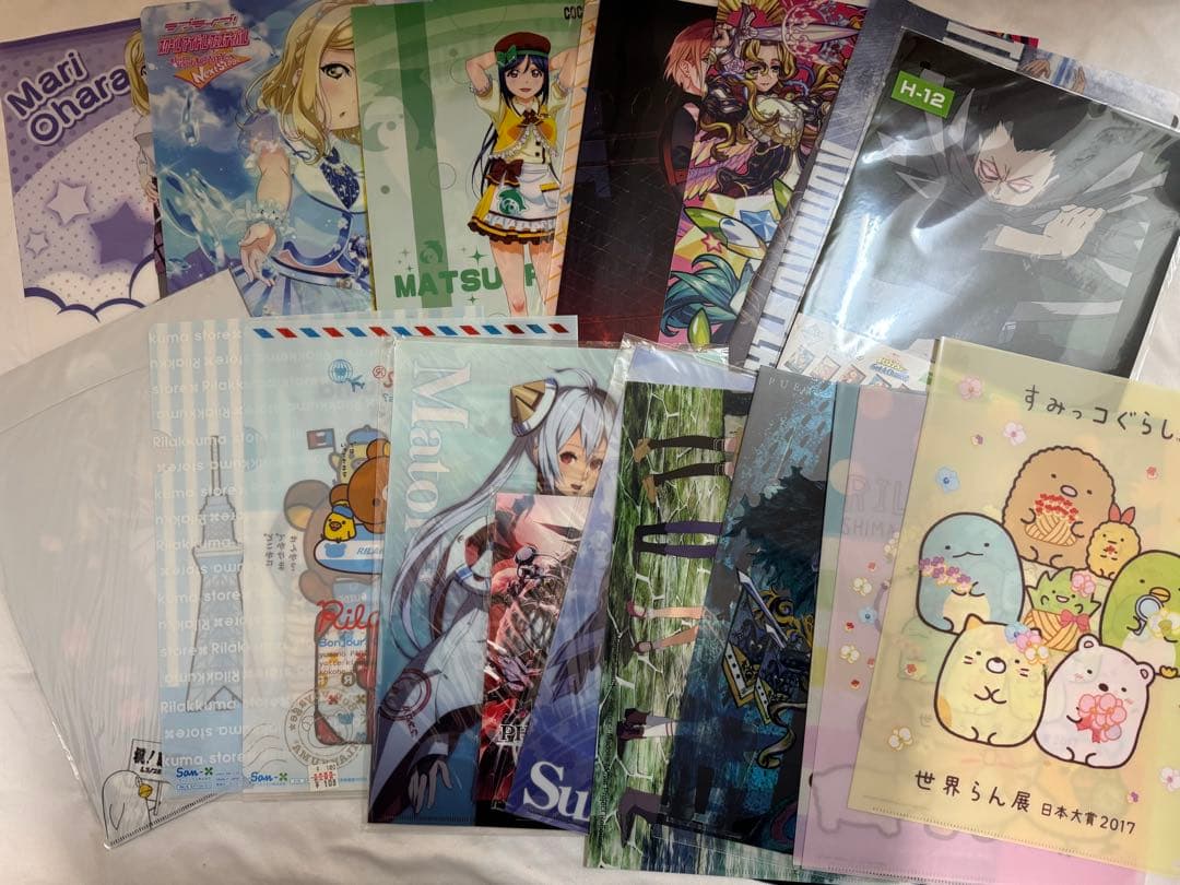 アニメ、ゲーム系 クリアファイル 300枚以上まとめ売り ラブライブ