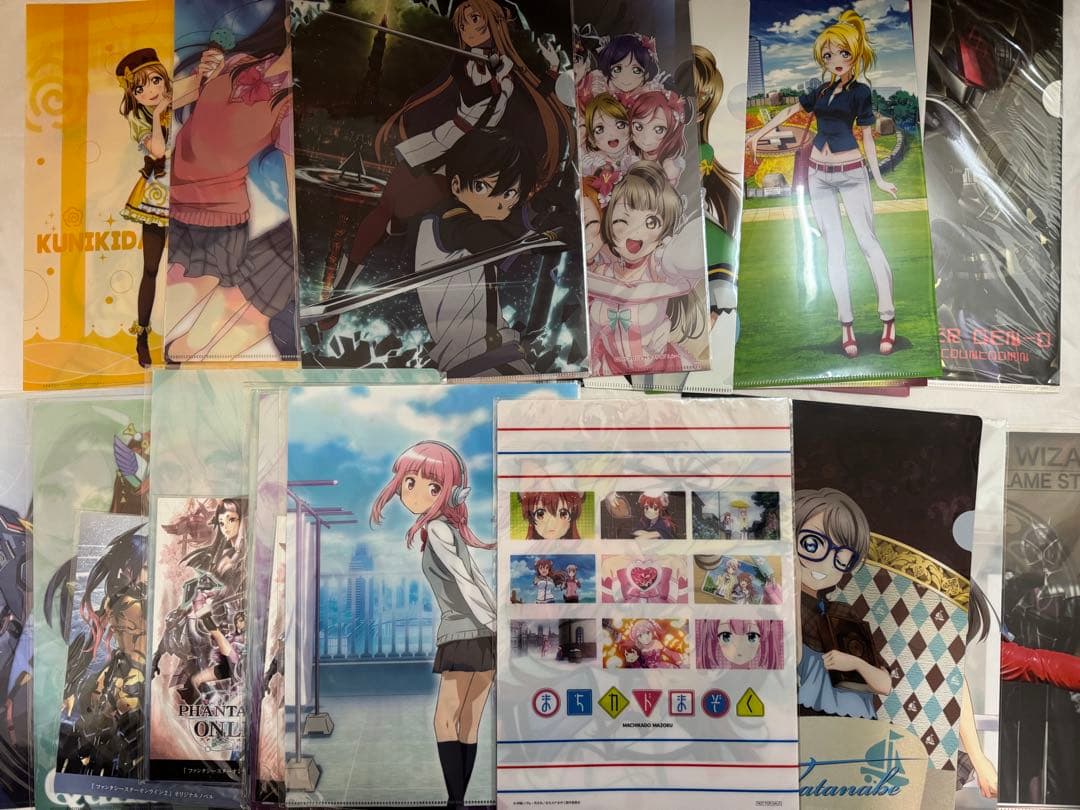 アニメ、ゲーム系 クリアファイル 300枚以上まとめ売り ラブライブ