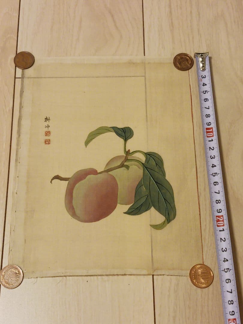 上田耕冲　江戸～明治期　画家　絹本　肉筆　まくり　和 春画5【まくり・粉本◇肉筆画 一括】江戸時代？明治時代？ 枕絵 艶