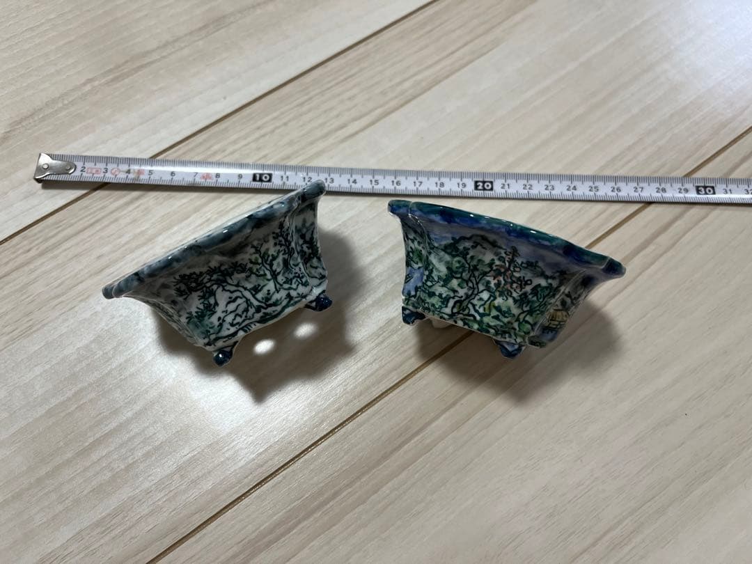 陶翠鉢　盆栽鉢　2点セット③ 植木鉢 陶翠窯 エン付丸足付2号盆栽鉢 : ヤマコー畑岡幸助商店ヤフー
