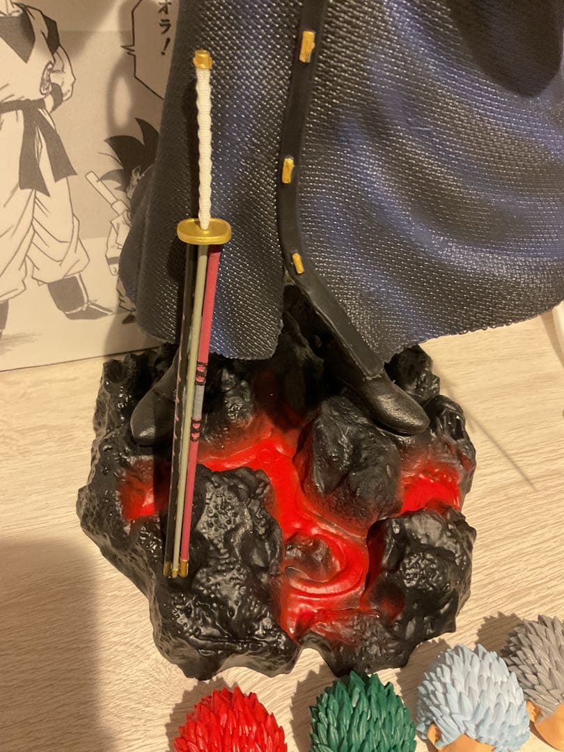 ワンピース ロロノア・ゾロ ガレージキット フィギュア　三刀流　超大型タイプ