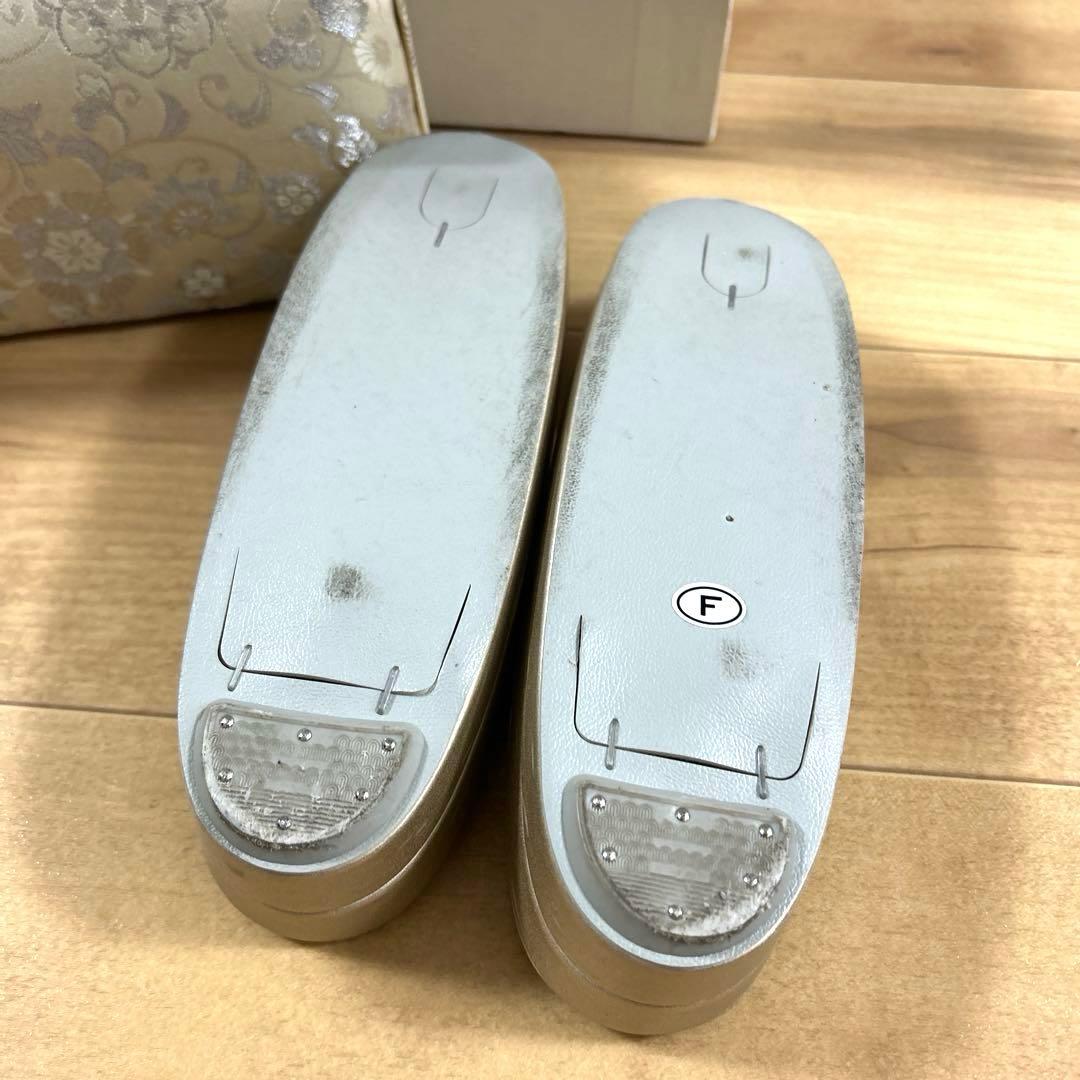 フォーマル 正絹帯地 草履 バッグセット 和装 一度のみ使用 ②