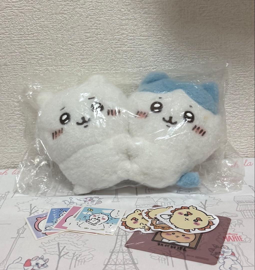 ほわほわぬいぐるみ むぎゅっとしたちいかわ・ハチワレ