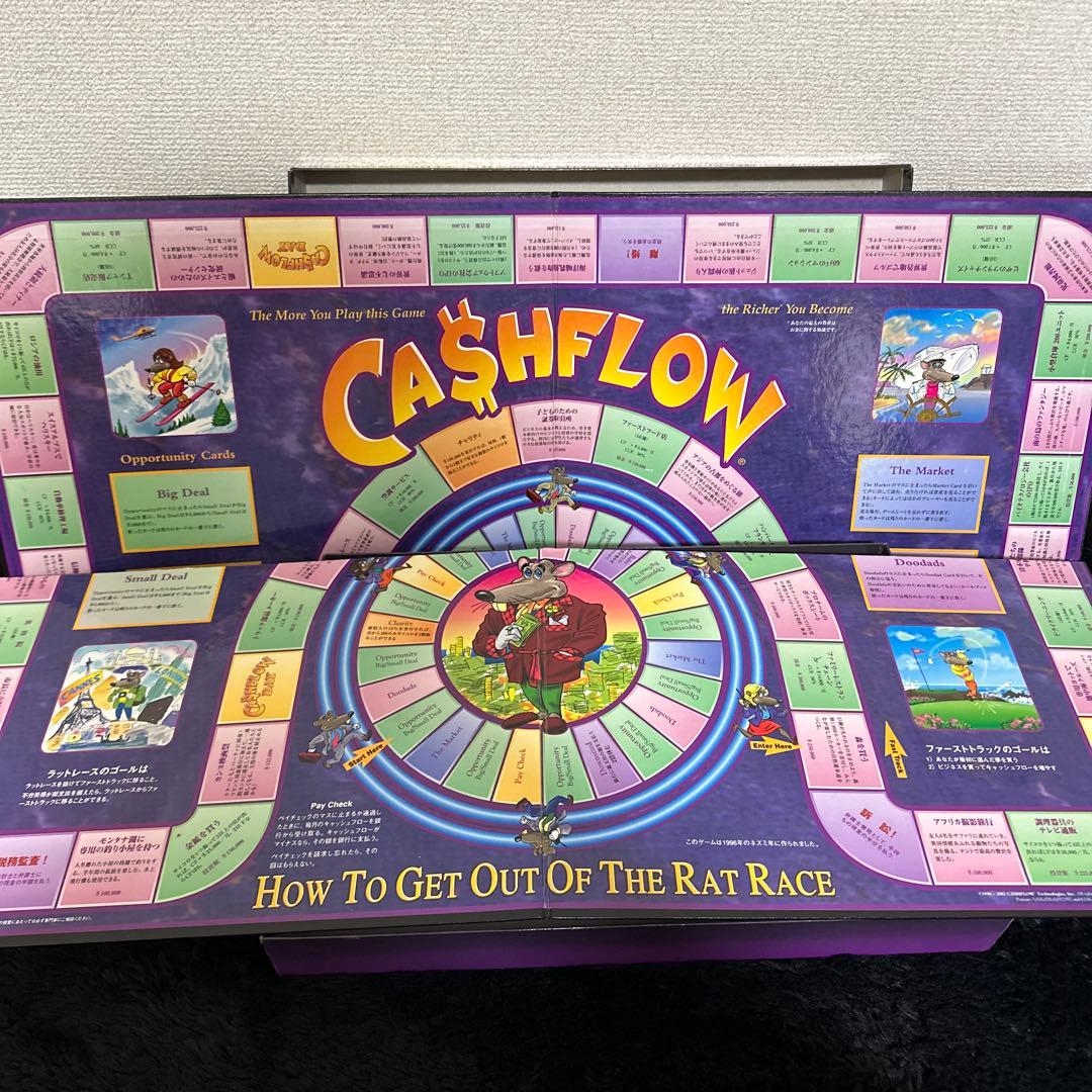 キャッシュフロー 101 日本語版 ボードゲーム 金持ち父さん貧乏父さん