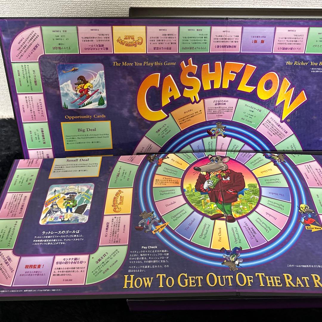 キャッシュフロー 101 日本語版 ボードゲーム 金持ち父さん貧乏父さん