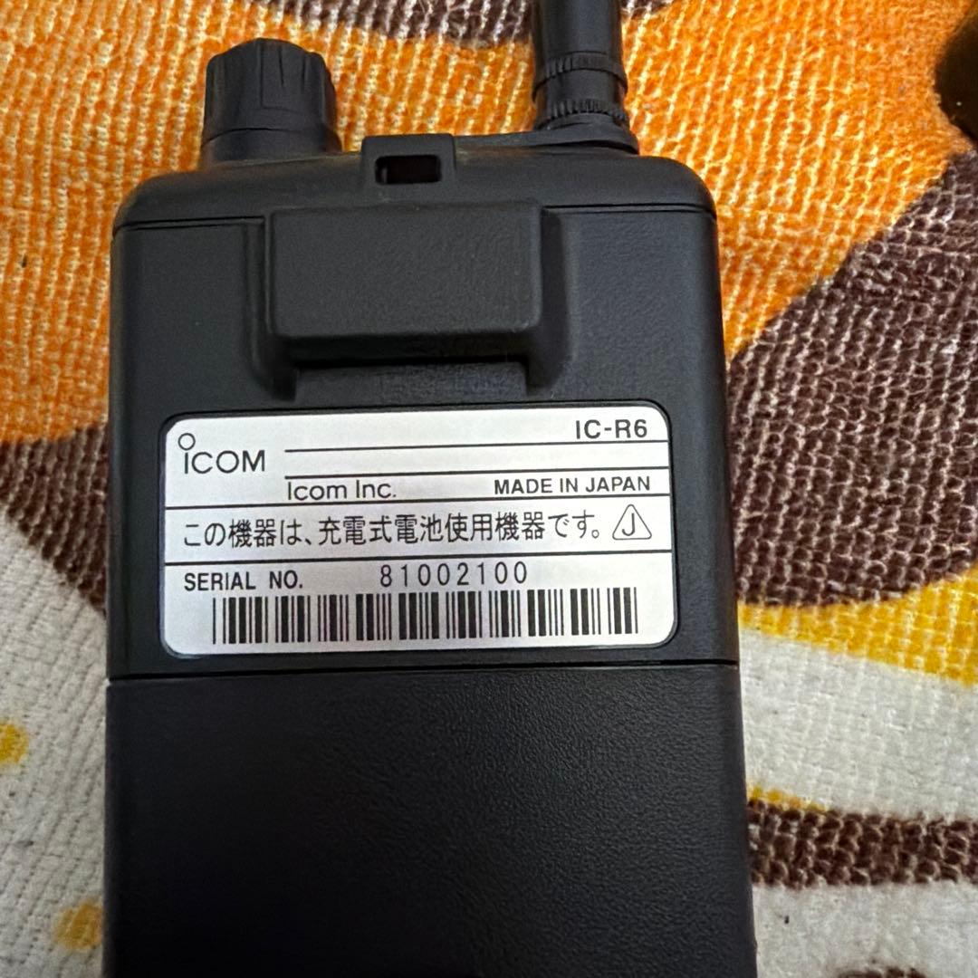 アイコム 広帯域ハンディレシーバー IC-R6 - メルカリ
