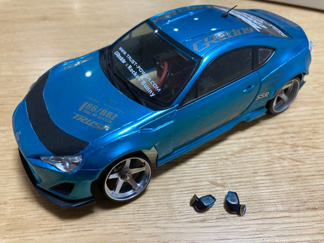 蚊車　drift art DA3Sシャーシ　メカ、受信機、ボディ付き