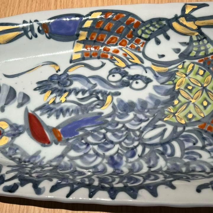 陶芸家 梅田純一 5月人形飾り皿 1式 G103217780