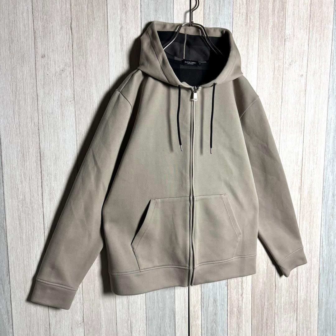 3537【希少・美品】ブラックレーベルクレストブリッジ メガチェック パーカー