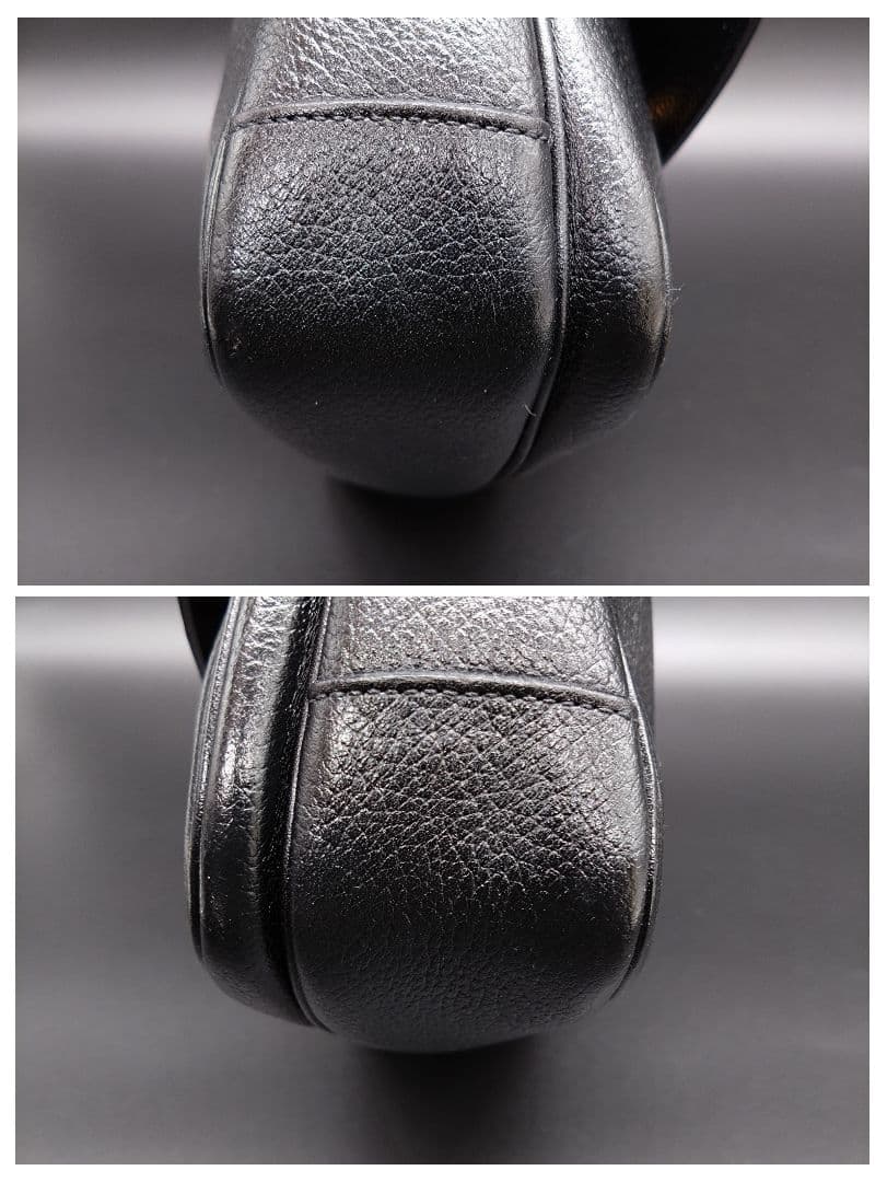 BURBERRY ショルダーバッグ ブラック ノバチェック レザー ペットボトル